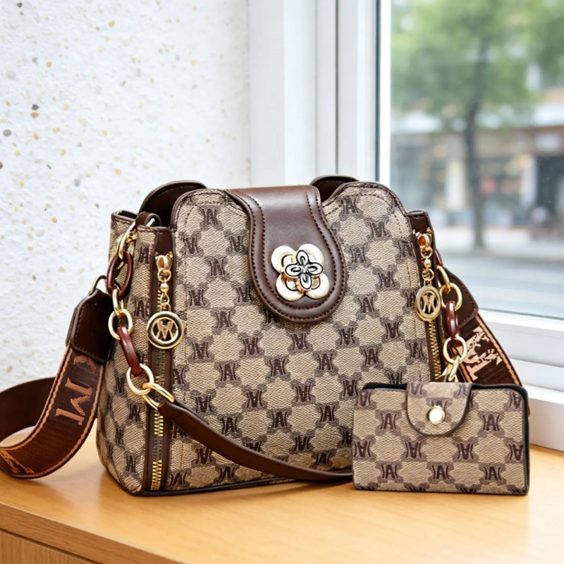 Women Bags Daily Use - vintage schoudertas met letterprint, modieuze en