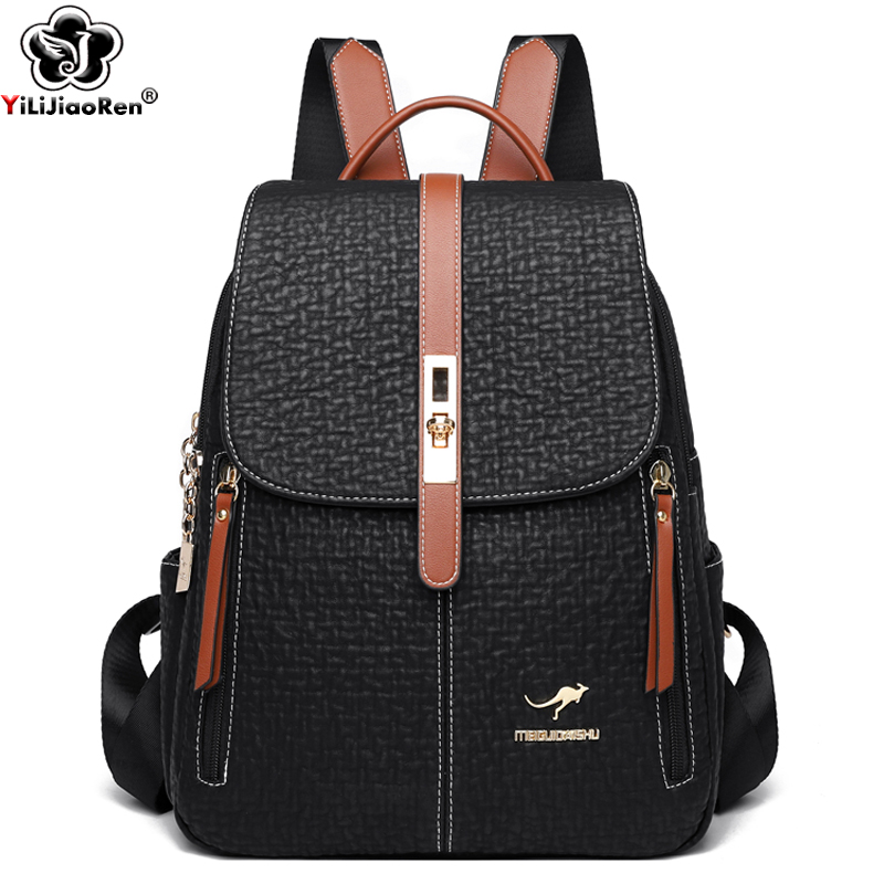 Mini Backpack Women - Moderugzakken Dames Hoge kwaliteit lederen rugzak