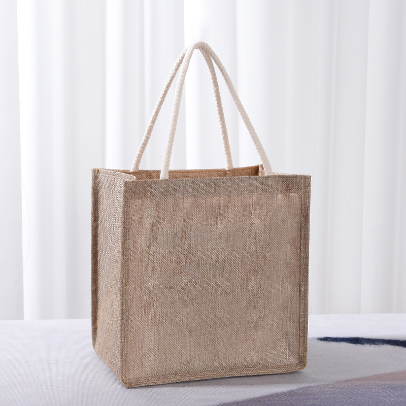 Women Bags Jute - Katoenen tas, grote linnen cadeautas, boodschappentas