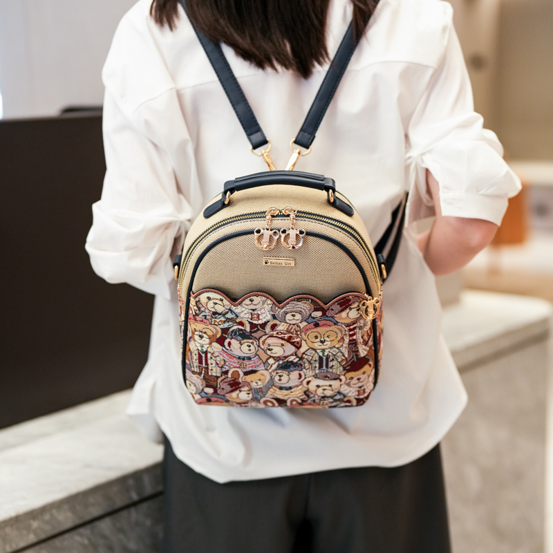 Mini Backpack Women - Mini rugzak cartoon schoudertas reistas cosmetica