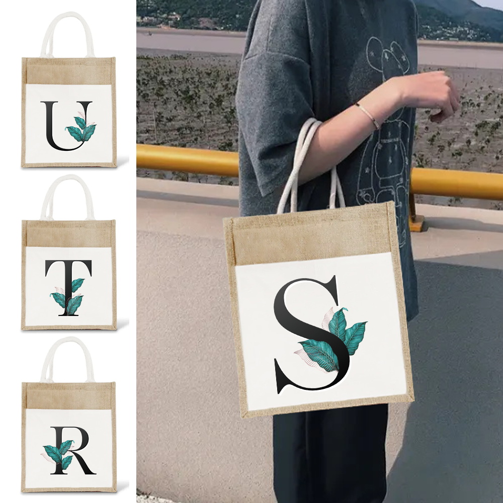 Women Bags Jute - Jute Tote Bag Vintage Herbruikbare boodschappentassen