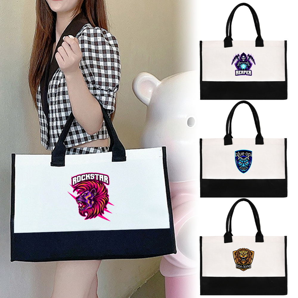 Women Bags Jute - Jute tas voor dames Strandtassen Boodschappentas