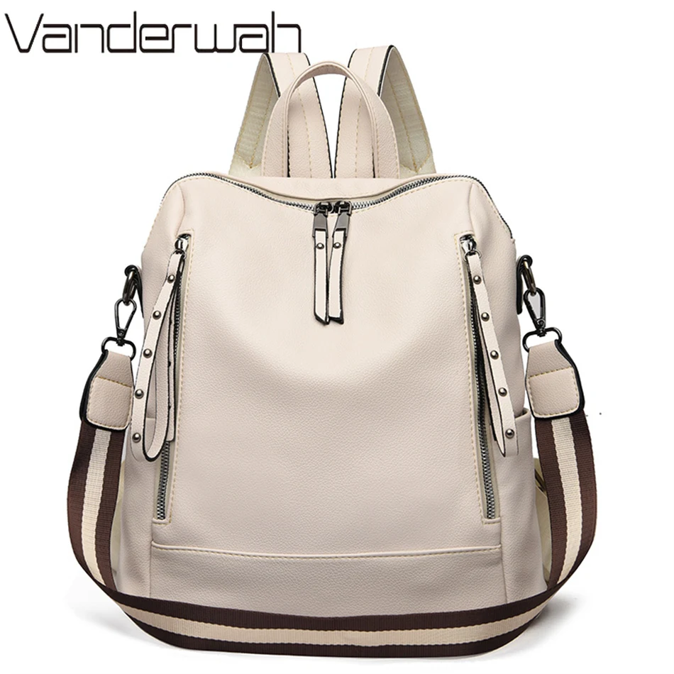 Women'S Young Bags - Merk Luxe Rugzakken Zacht Leer Waterdichte
