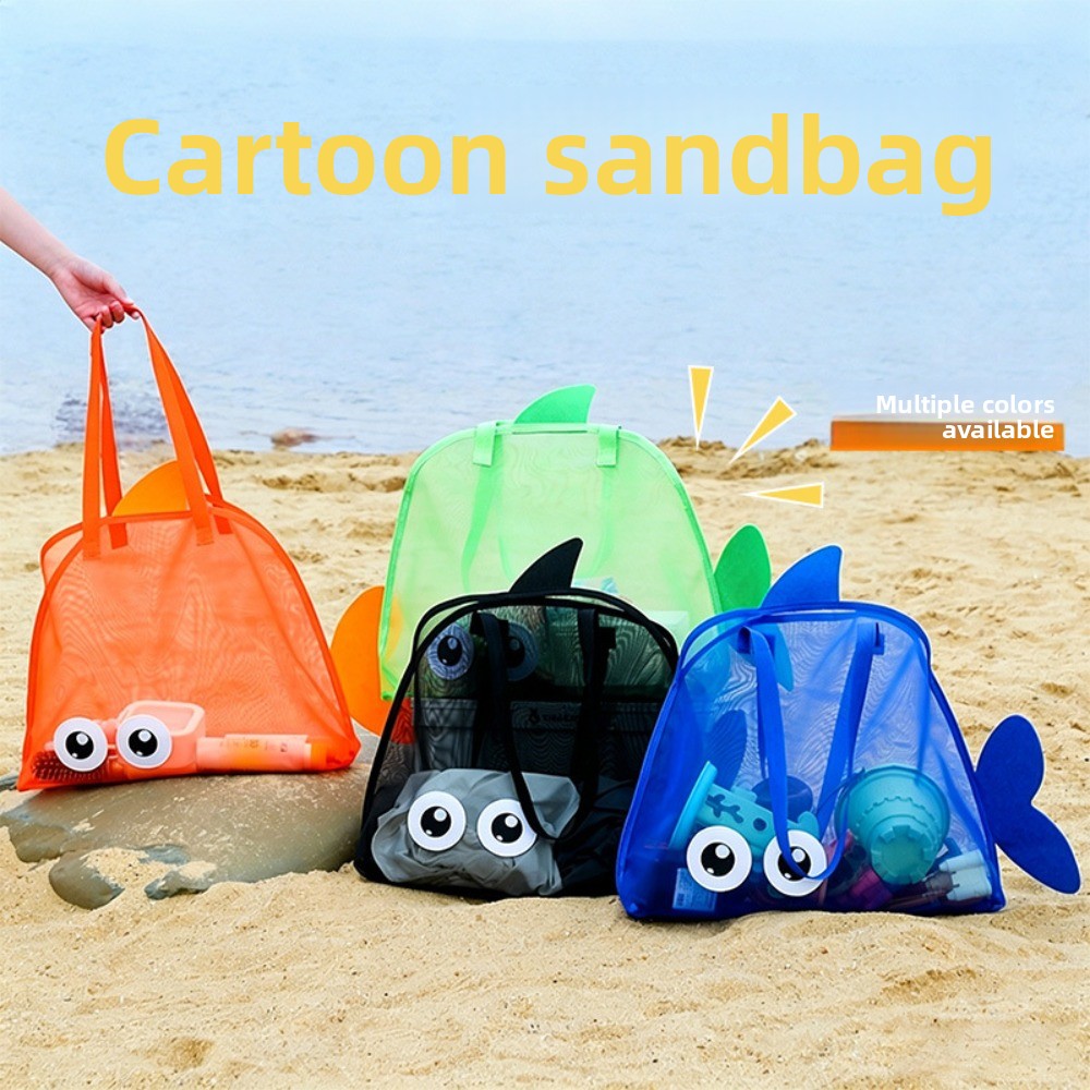 Mesh Net Bag - Strandtassen van mesh voor kinderen Kleurrijke