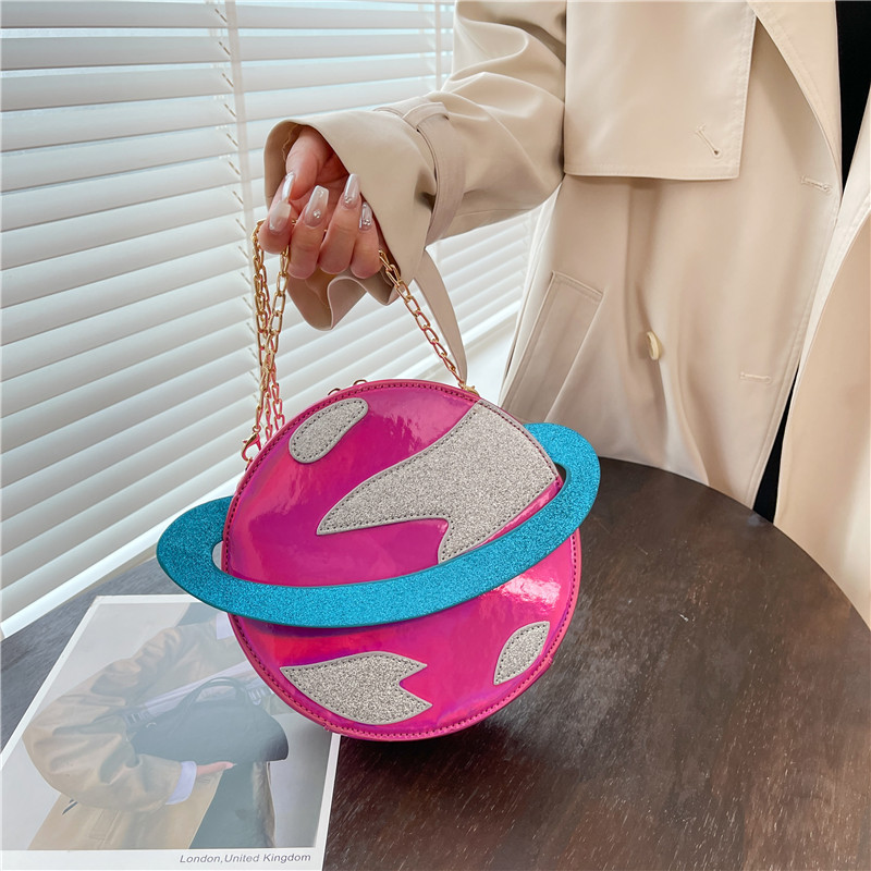 Women'S Young Bags - Laser Cirkelvormige Planeet Vorm Pursess En