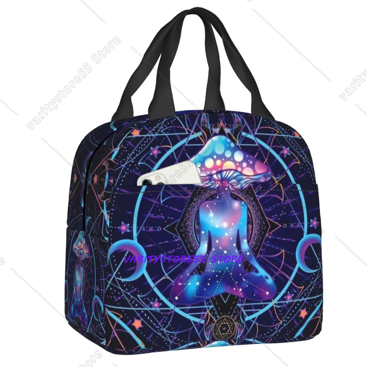 Women Bags India - Aangepaste India Mandala lunchtas heren dames