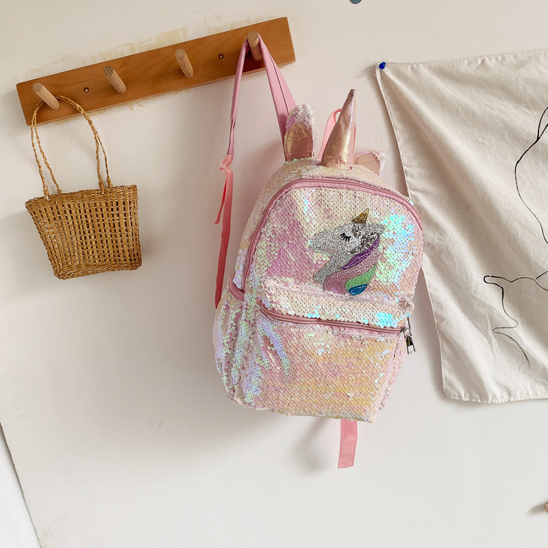 Sequin Unicorn Rugzak Roze Gla - Mini Backpack Women recensie en prijs