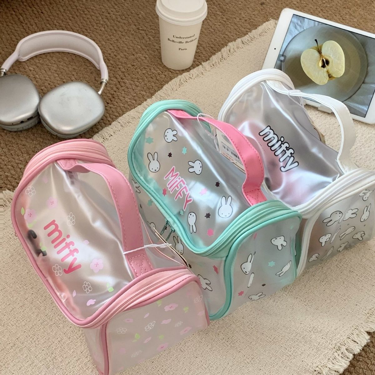 Miffy Cartoon Konijn Print Tra - Jelly Bag Clear Pvc recensie en prijs