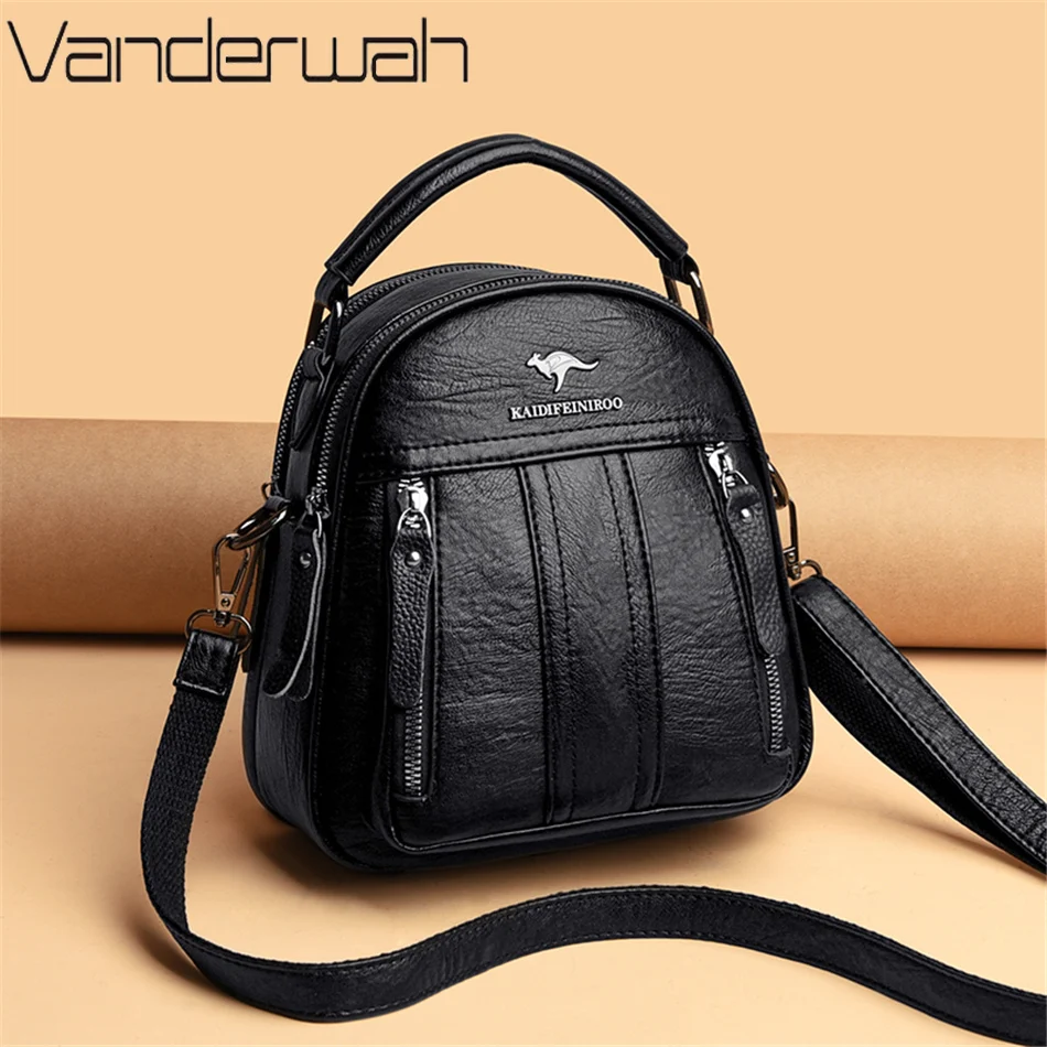 4-in-1 leren rugzakken Multifu - Mini Backpack Women recensie en prijs