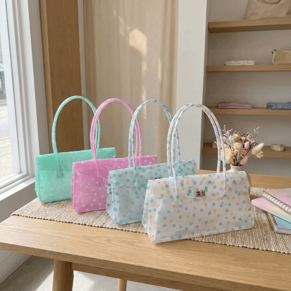 Leuke, zoete, transparante PVC - Jelly Bag Clear Pvc recensie en prijs