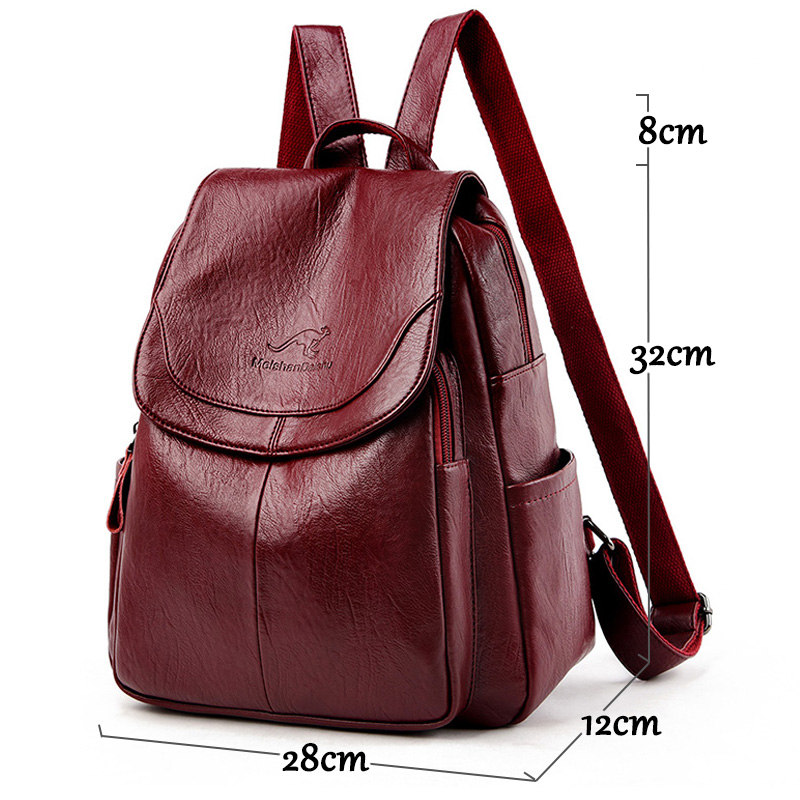 9-kleuren dames zacht lederen  - Mini Backpack Women recensie en prijs
