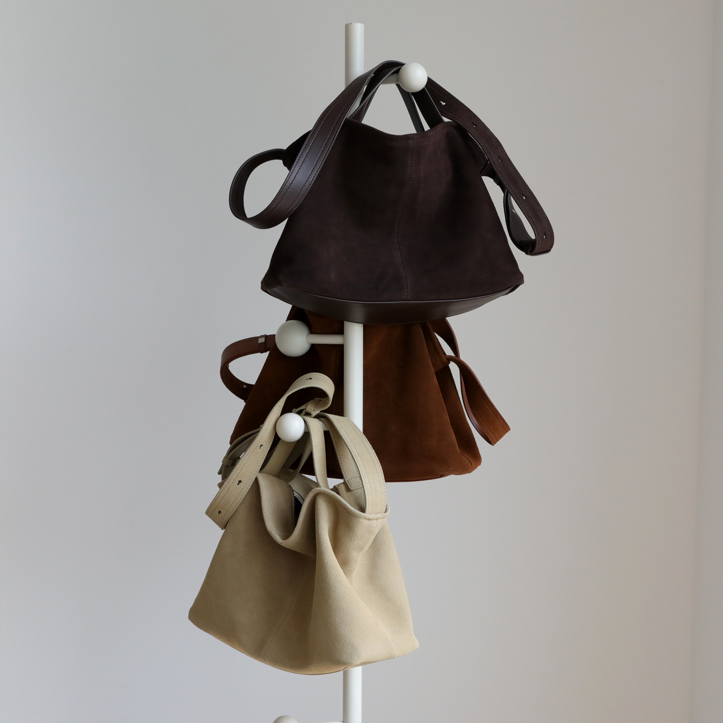 Echt leer suède draagtassen vo - Hobo Bag Slouchy recensie en prijs