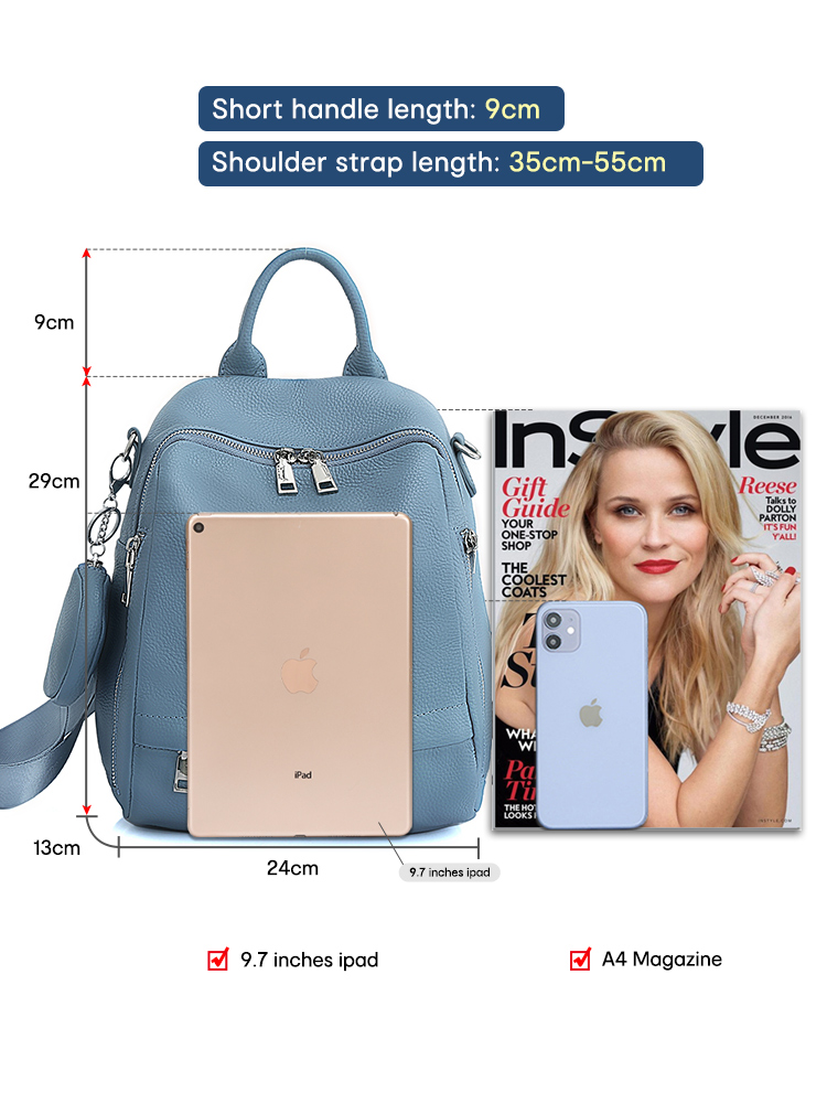 Zency Echt leren damesrugzak v - Mini Backpack Women recensie en prijs