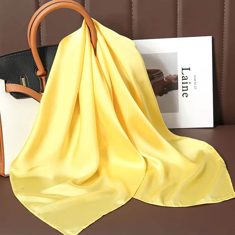 Luxe Effen Kleur Zijden Vierka - Women Bags Office recensie en prijs