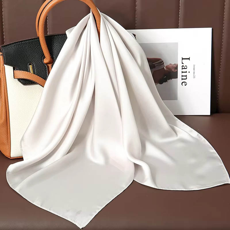 Luxe Effen Kleur Zijden Vierka - Women Bags Office recensie en prijs