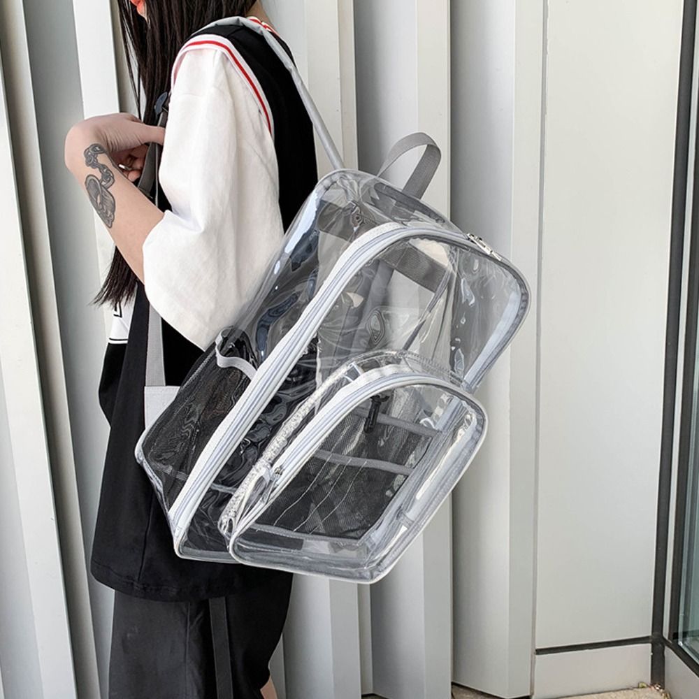 Transparante PVC-rugzak met gr - Jelly Bag Clear Pvc recensie en prijs