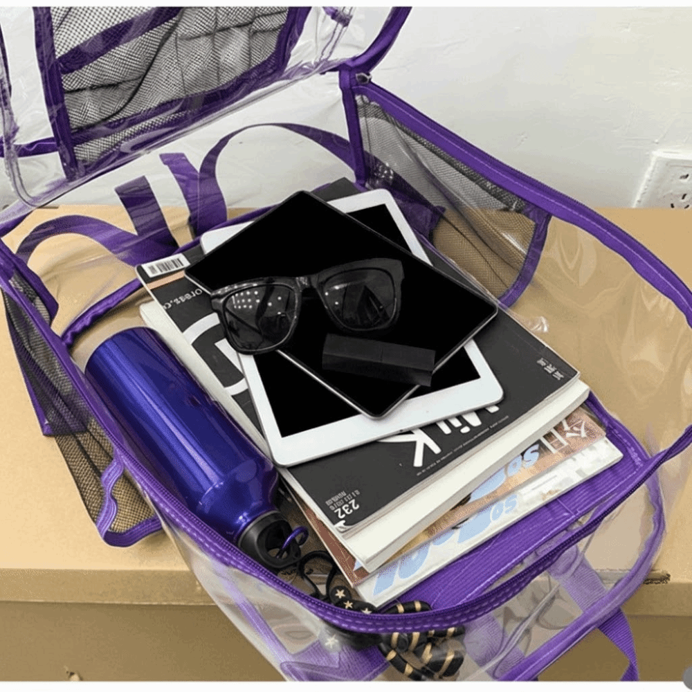 Transparante PVC-rugzak met gr - Jelly Bag Clear Pvc recensie en prijs