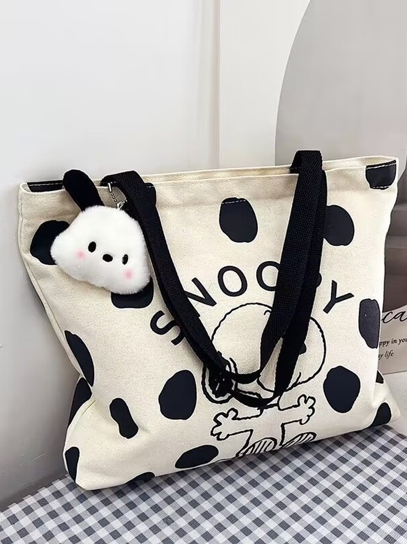 Cartoon Snoopy canvas schouder - Women Bags Daily Use recensie en prijs