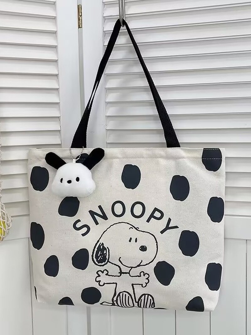 Cartoon Snoopy canvas schouder - Women Bags Daily Use recensie en prijs