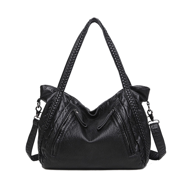 SHELKSBAG Zwart Zacht Lederen  - Hobo Bag Slouchy recensie en prijs