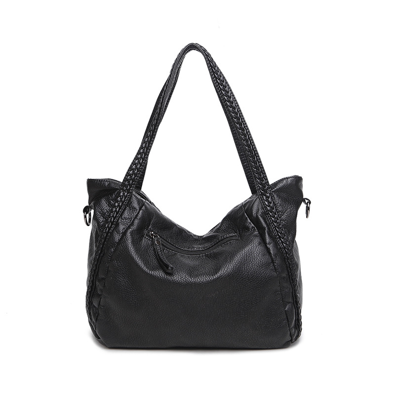 SHELKSBAG Zwart Zacht Lederen  - Hobo Bag Slouchy recensie en prijs
