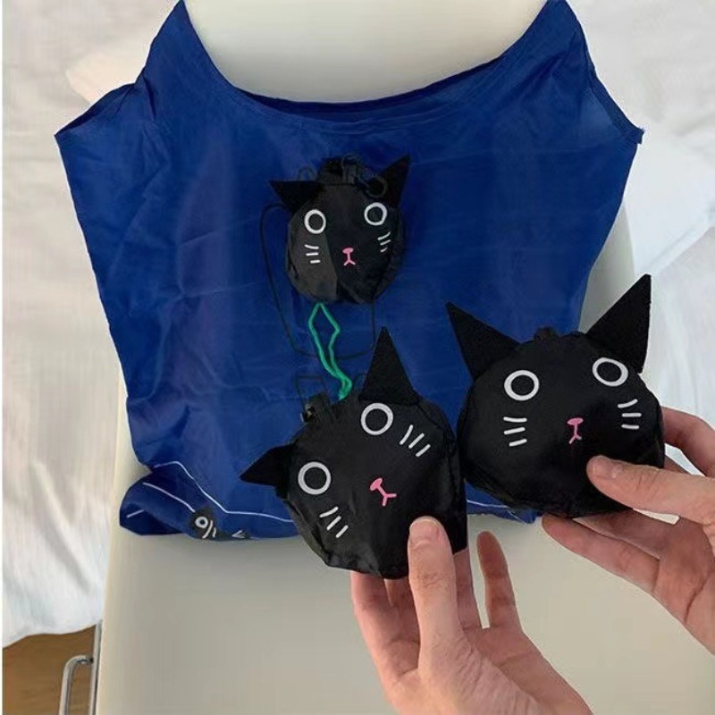 Leuke zwarte kat opvouwbare he - Women'S Young Bags recensie en prijs