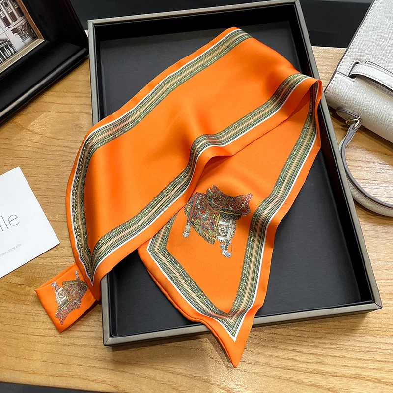 Retro Print Magere Zijden Sjaa - Women Bags Office recensie en prijs