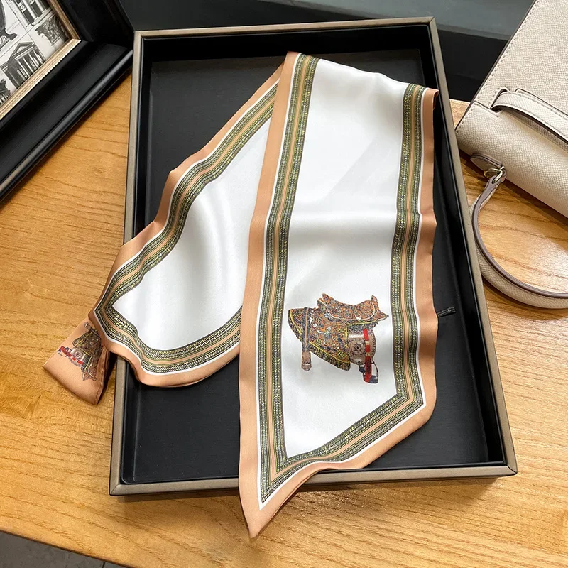 Retro Print Magere Zijden Sjaa - Women Bags Office recensie en prijs