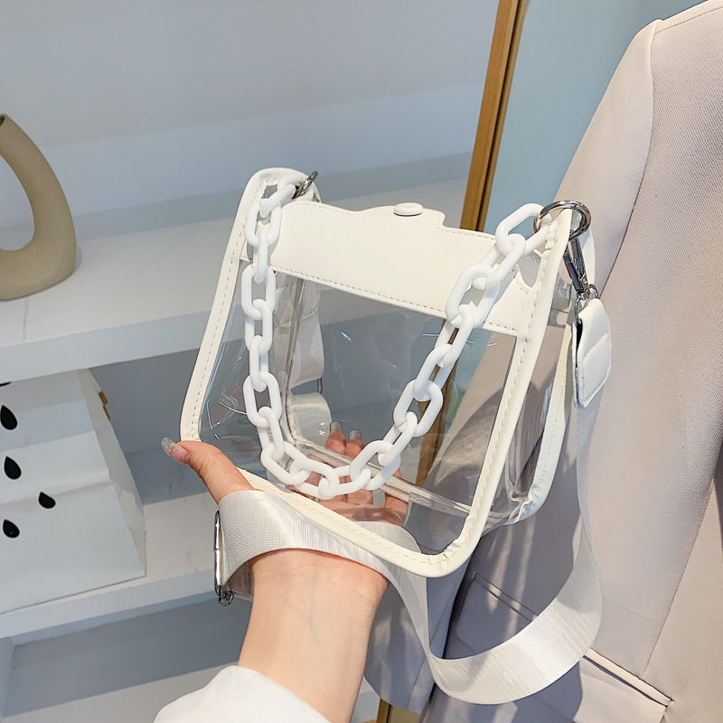 Mode dames jelly effen kleur d - Jelly Bag Clear Pvc recensie en prijs