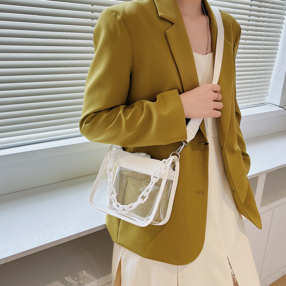 Mode dames jelly effen kleur d - Jelly Bag Clear Pvc recensie en prijs