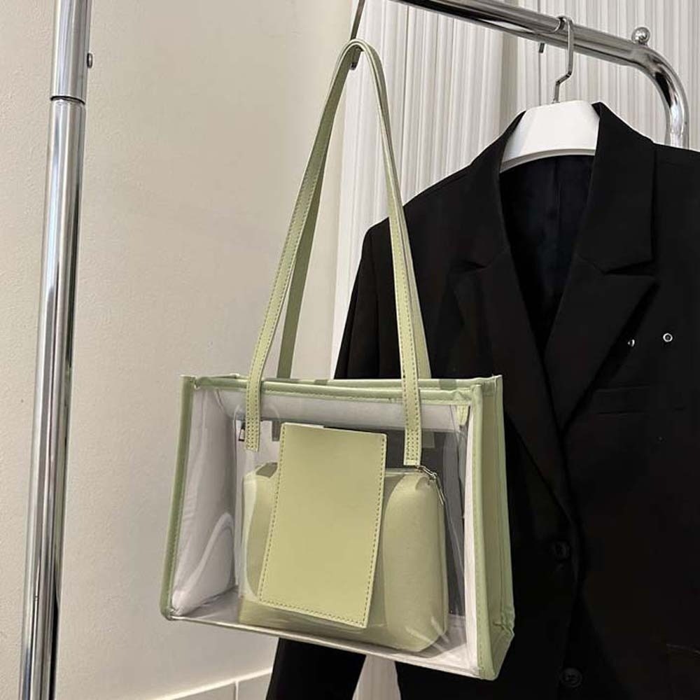 2 stks/set elegante transparan - Jelly Bag Clear Pvc recensie en prijs