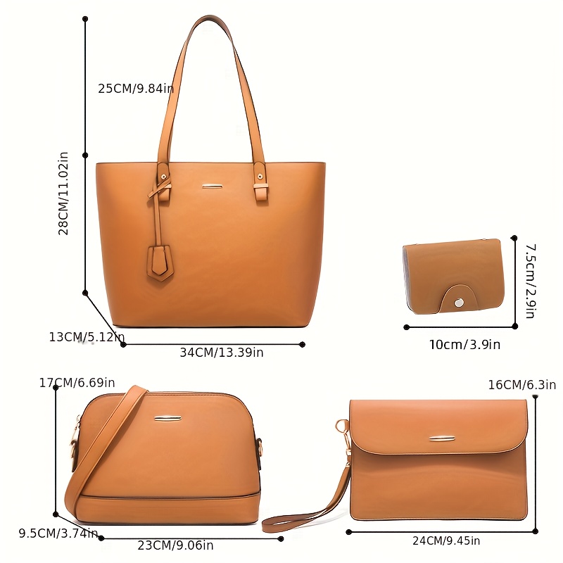 4 stuks mode damestassensets e - Women Bags Daily Use recensie en prijs
