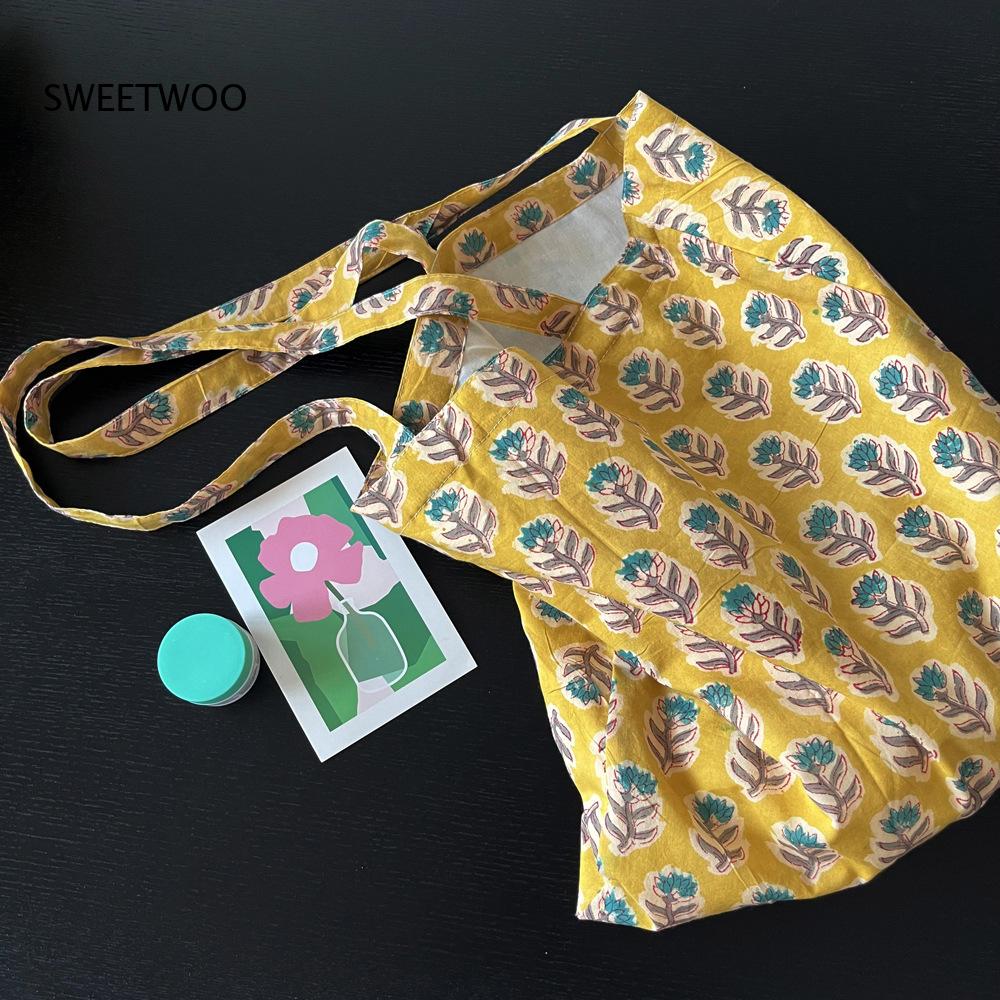 Pastorale plantenprint zachte  - Women Bags India recensie en prijs