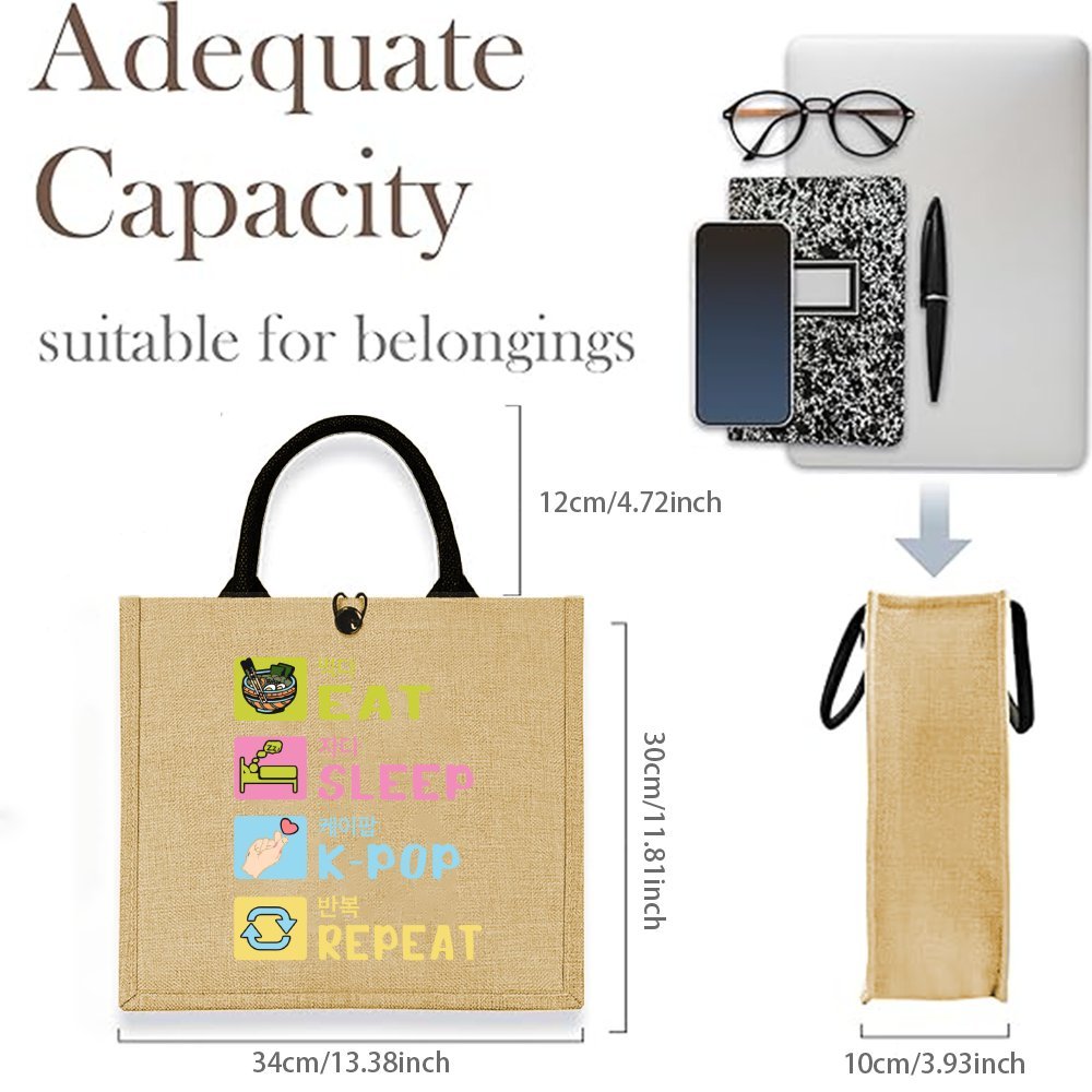 Koreaanse stijl grappige bedru - Women Bags Jute recensie en prijs
