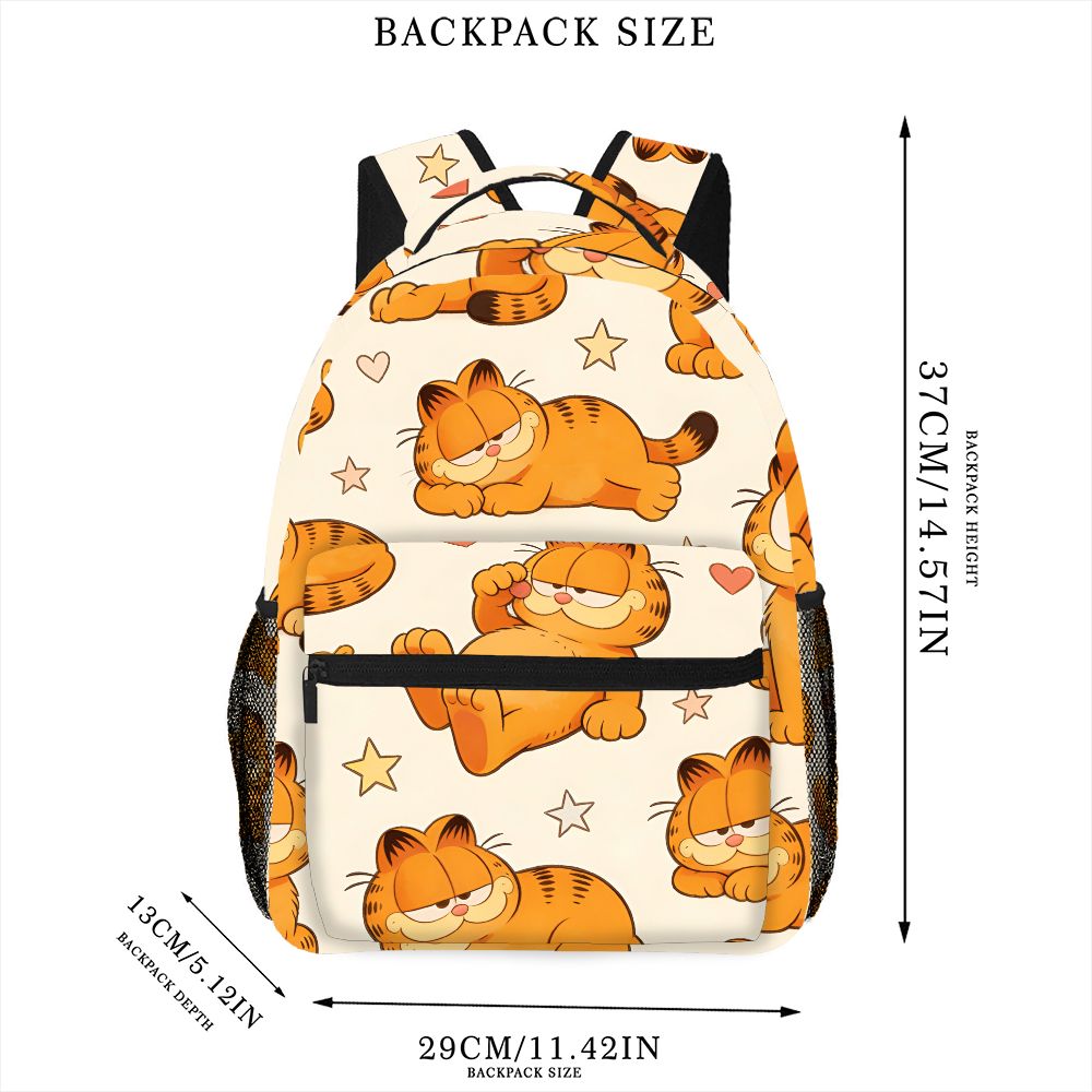 Grappige luie Garfield-rugzak  - Mesh Net Bag recensie en prijs