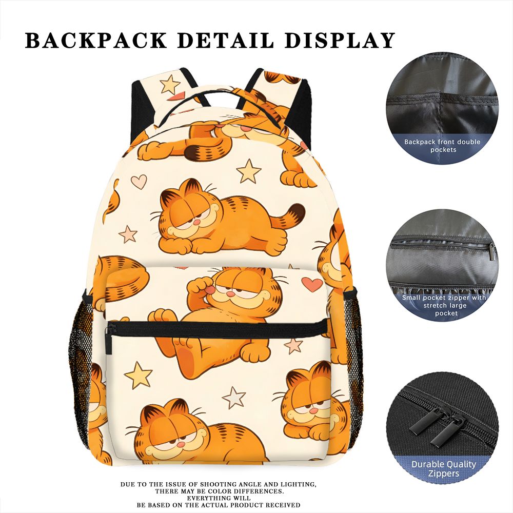 Grappige luie Garfield-rugzak  - Mesh Net Bag recensie en prijs