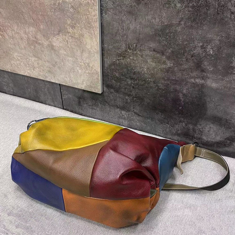 Patchwork Koeienhuid Lederen H - Hobo Bag Slouchy recensie en prijs
