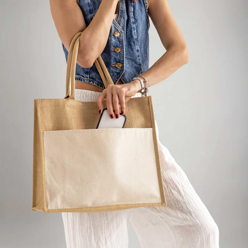 Op maat gemaakte strandtas voo - Women Bags Jute recensie en prijs